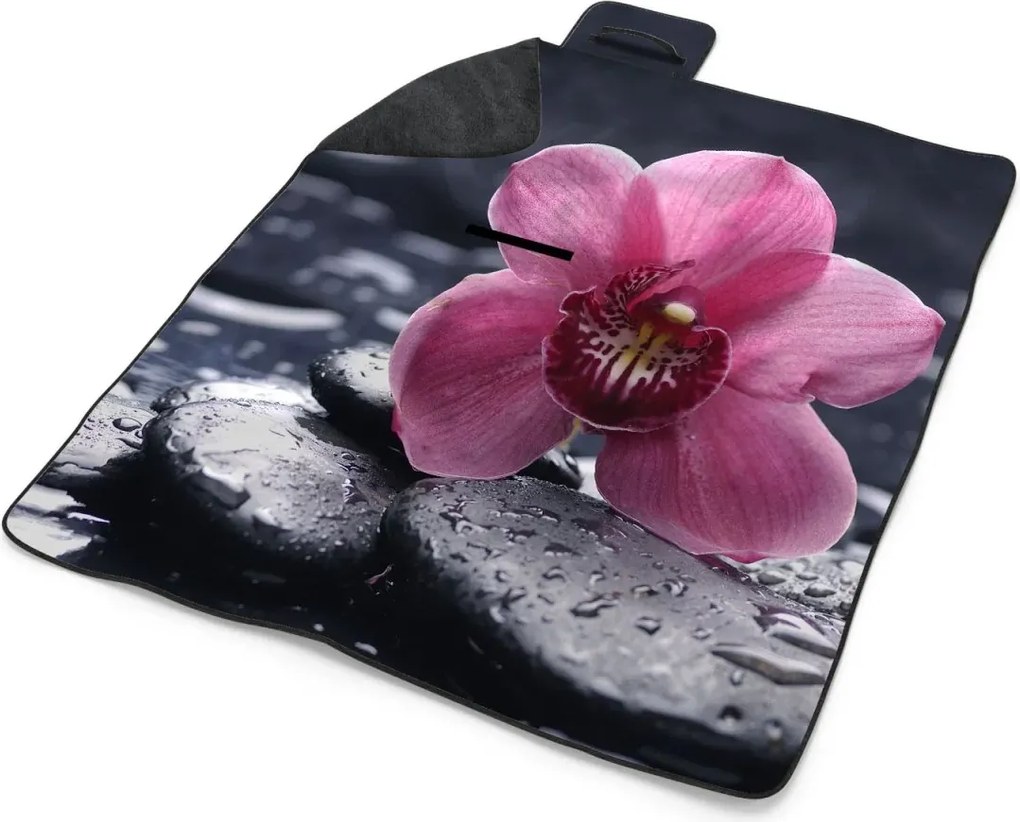 Sablio Plážová deka Orchidea: 200x140 cm