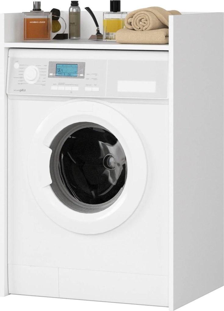 Kúpeľňová skrinka nad práčku FIN II biela