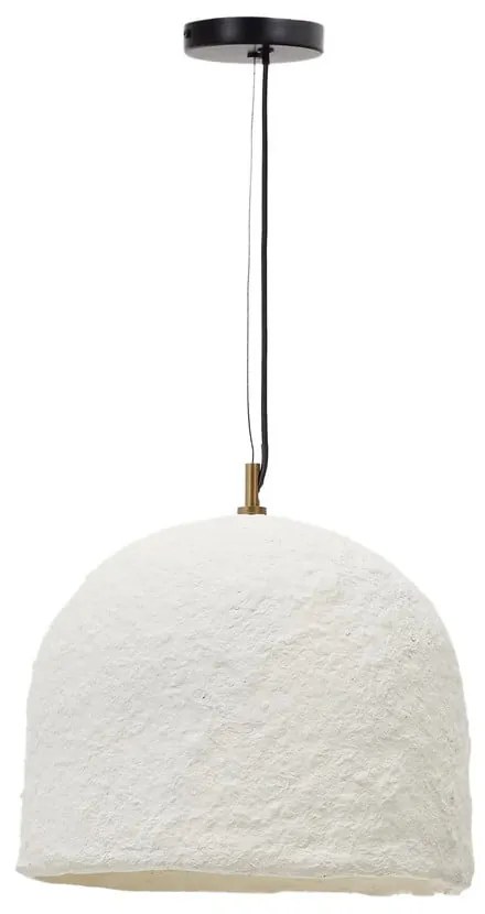 Biele závesné svietidlo ø 35 cm Sineu – Kave Home