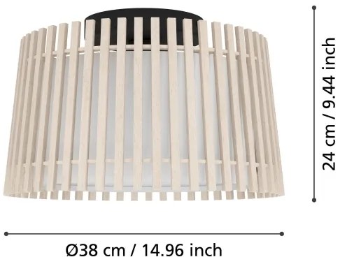 Eglo 900901 - Stropné svietidlo FATTORIA 1xE27/25W/230V