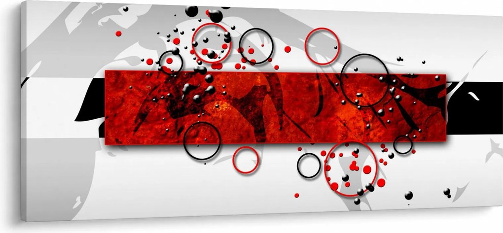 Obraz abstrakcie (120x50 cm)