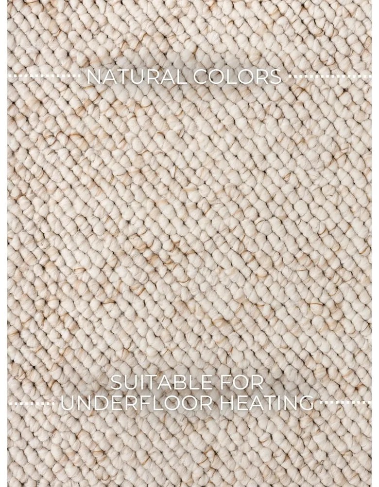 Krémovobiely prateľný koberec 240x340 cm Rocco Cream – Elle Decoration