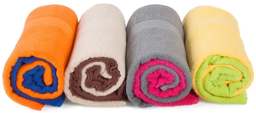 Romeo Froté ručník 50 x 100 cm Barva: růžová