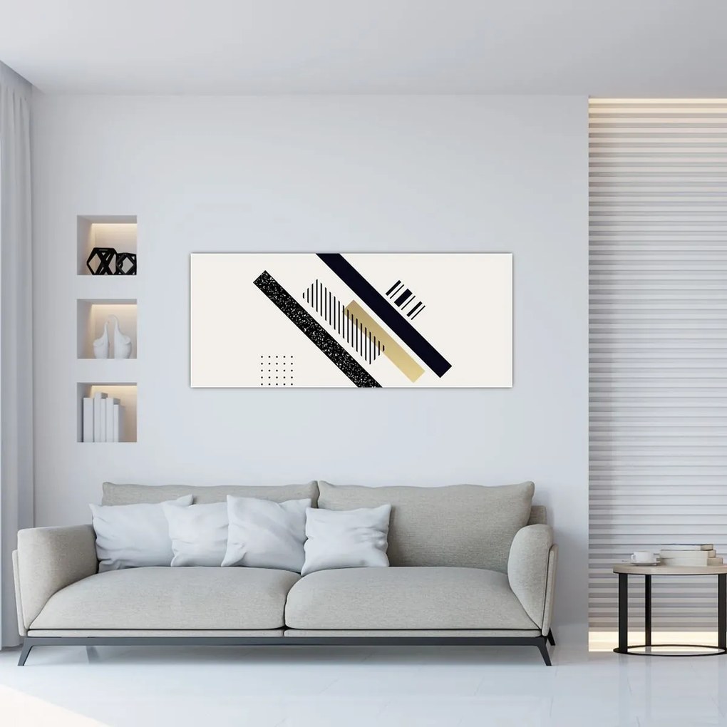 Obraz - Geometrické tvary N⁰5 (120x50 cm)