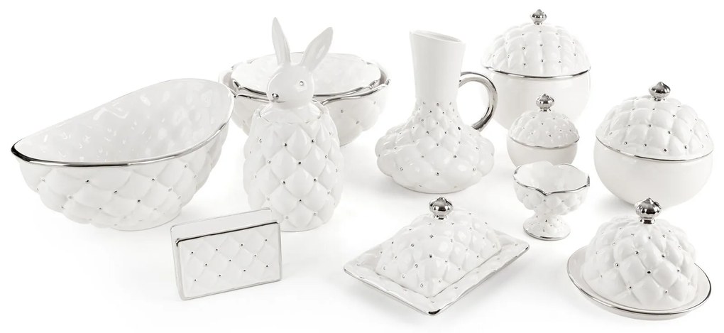 DEKORAČNÁ KERAMICKÁ MISKA ADORE 17X20 CM VZOROVANÁ