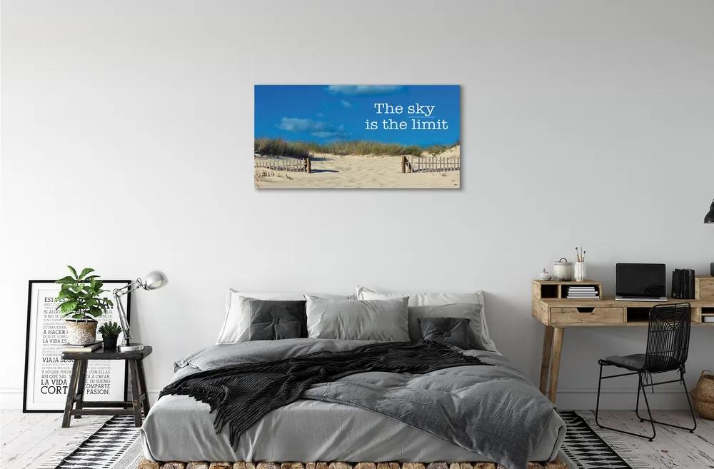 Obraz canvas Beach neba string 125x50 cm