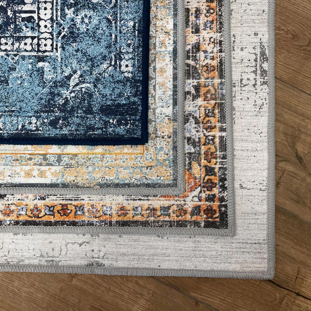 Tutumi, Design 2 koberec 140x200 cm, modrá, DYW-05005