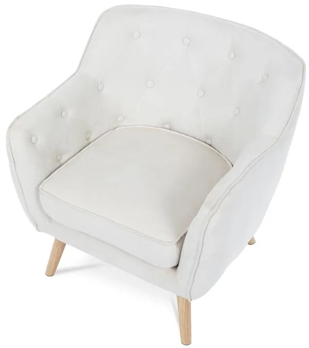 Autronic BONTEC Kreslo, biela látka, AK-333 WT2 Farba: Biela