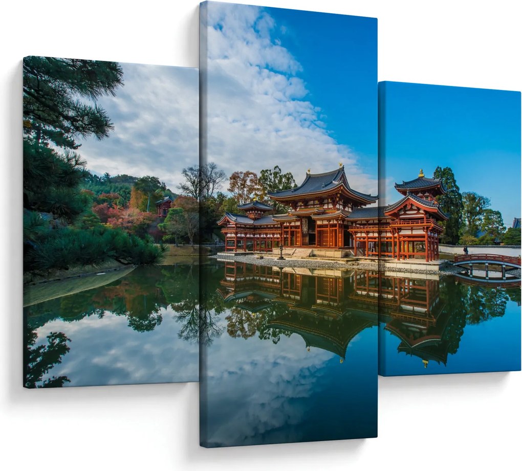 Obraz - Chrám Byodo-in, Japonsko (90x60 cm)