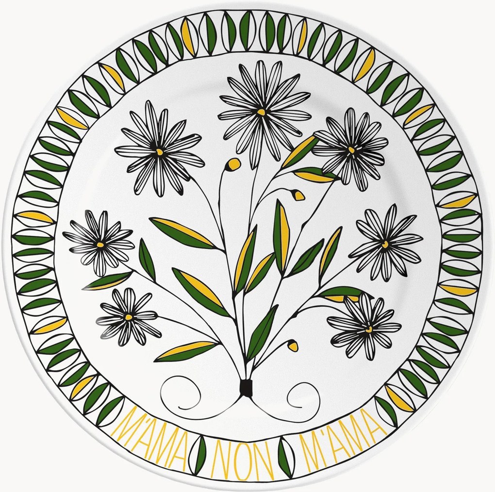 Porcelánový tanier M'Ama Non M'Ama