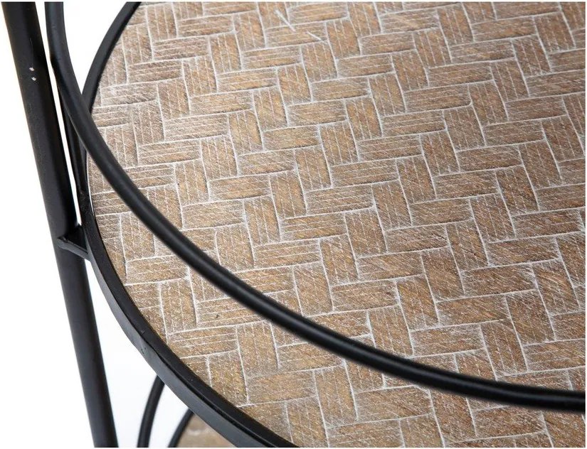 Kovový servírovací stolík na kolieskach 41,5x40 cm Arex – Mauro Ferretti