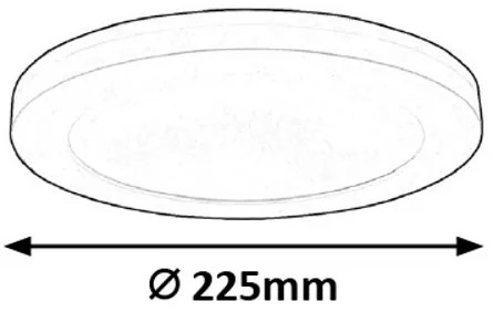 Rabalux LED stropné svietidlo Sonnet 1x18W | 1880lm | 4000K | IP20 - priemer 22,5 cm, biele