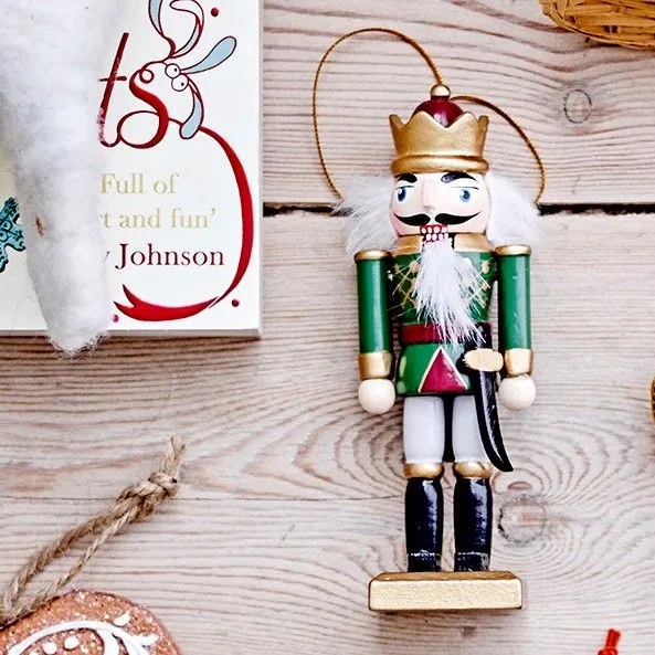 Bloomingville Vianočná ozdoba Nikita Green Wood A