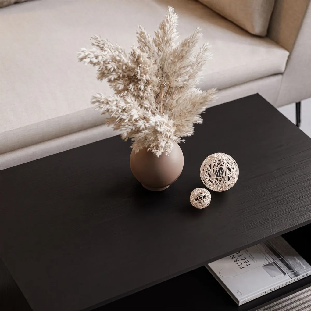 KONFERENČNÝ STOLÍK YSABEL ČIERNY + KAŠMÍR 2