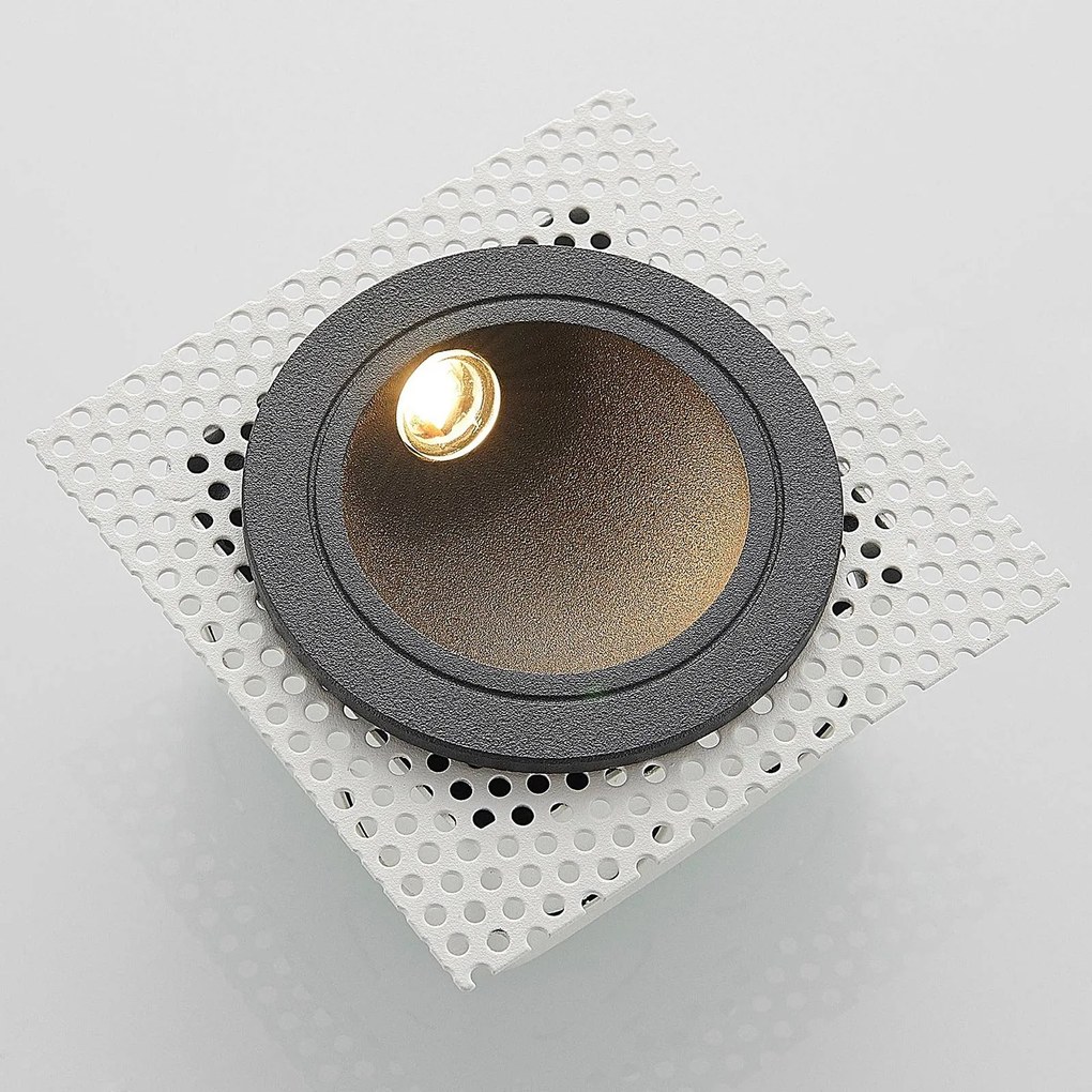 Zapustené nástenné LED svetlo Podis IP65 okrúhle