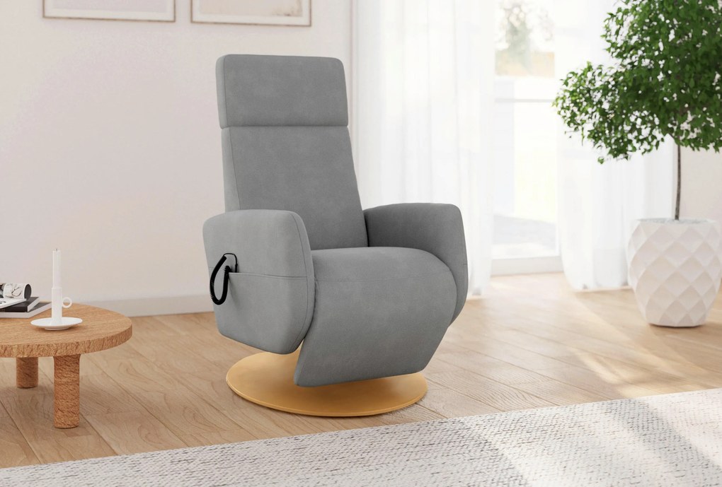 XXXLutz RELAXAČNÉ KRESLO, textil, sivá Sit & More - Online Only obývacie izby - 0001440161J1