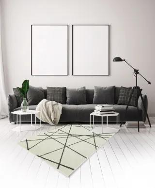 Koberce Breno Kusový koberec PORTLAND 2604/RT4I, biela, viacfarebná,120 x 170 cm