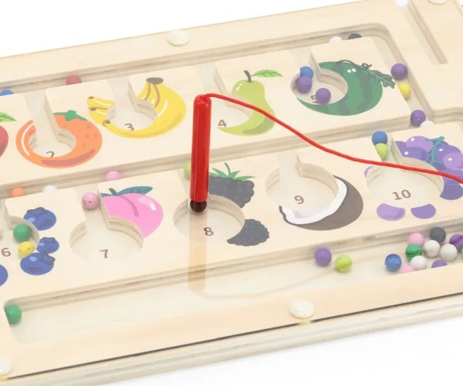 Magnetické bludisko Viga 44745 počítanie a triedenie farieb