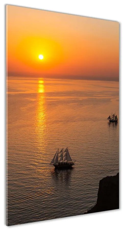 Foto obraz akrylový Západ slnka mora pl-oa-70x140-f-81121847