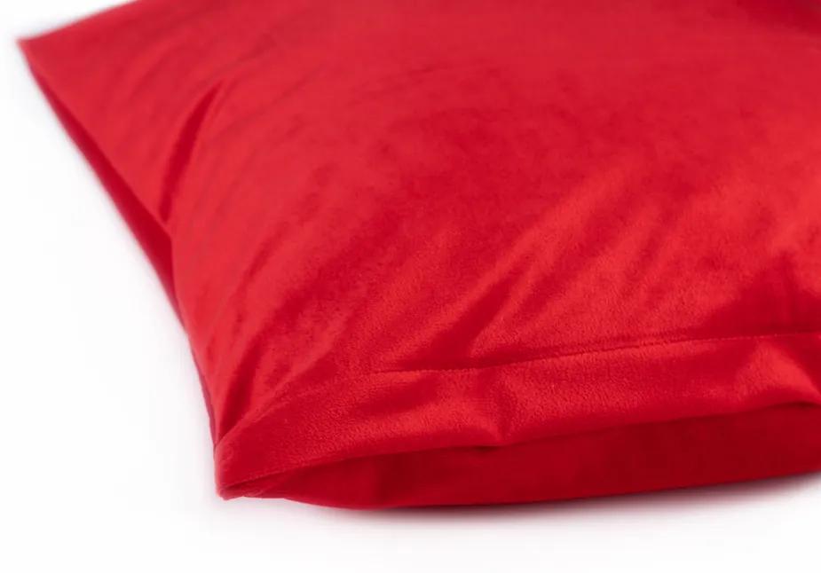 Biante Zamatová obliečka na vankúš SV-001 Červená 40 x 40 cm