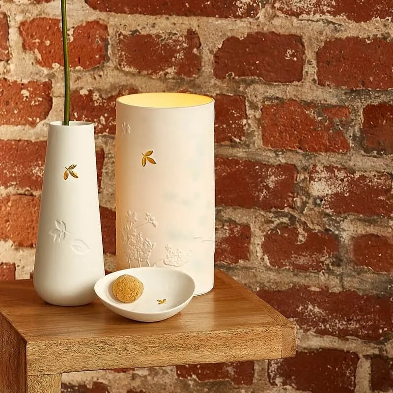 räder Porcelánová stolná lampa Flower