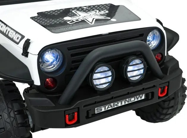 Elektrické autíčko Jeep BEAST 4x4 biele