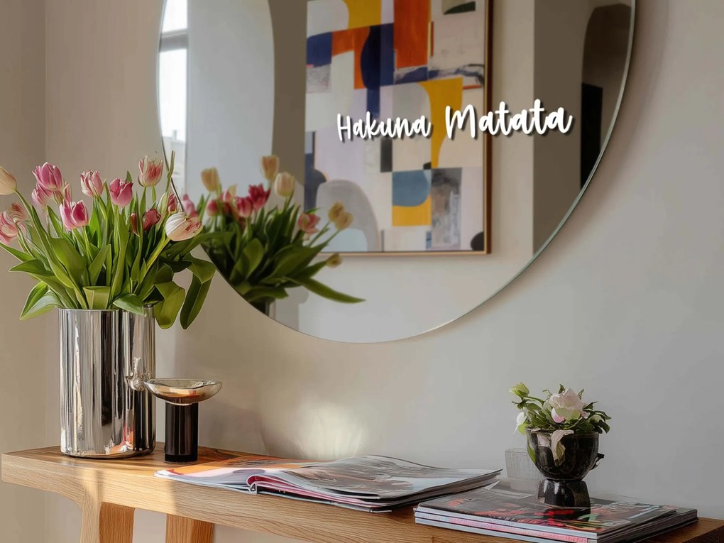 Nálepka na zrkadlo S10 – Hakuna Matata