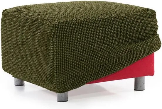 Super strečové poťahy NIAGARA zelená taburetka (40 - 60 cm)