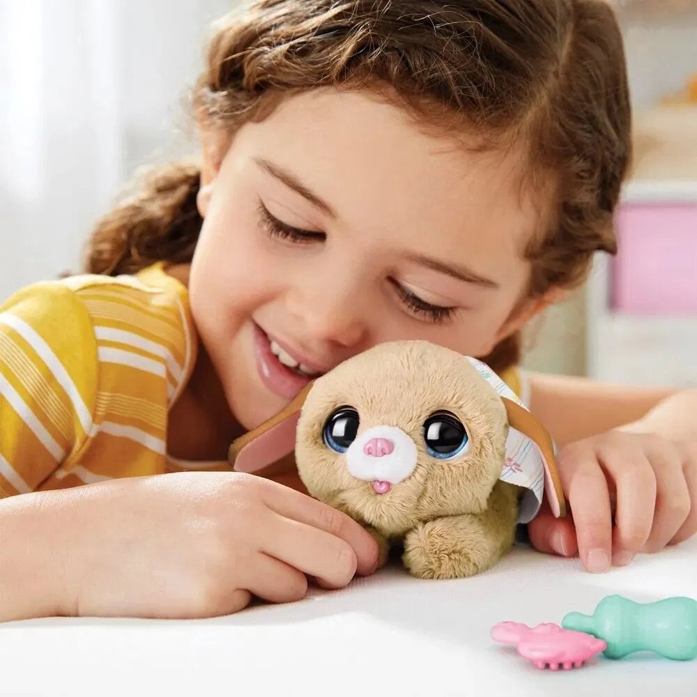 FurReal Newborns PUPPY, interaktívne plyšovéšteniatko, svetlo hnedé