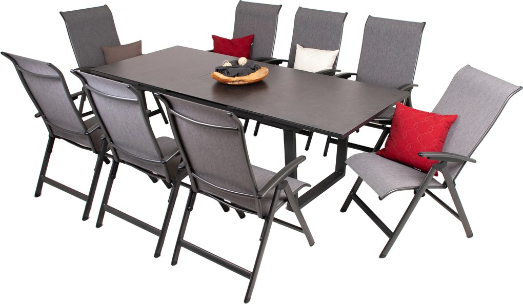 Doppler LIVORNO YELMO ALU, polohovacie kreslá, 8+1