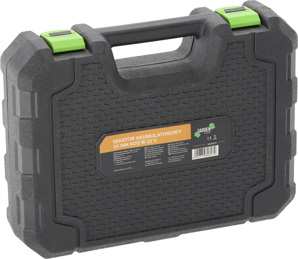 AKUMULÁTOROVÉ NOŽNICE NA STRIHANIE 30 MM 600 W 21 V