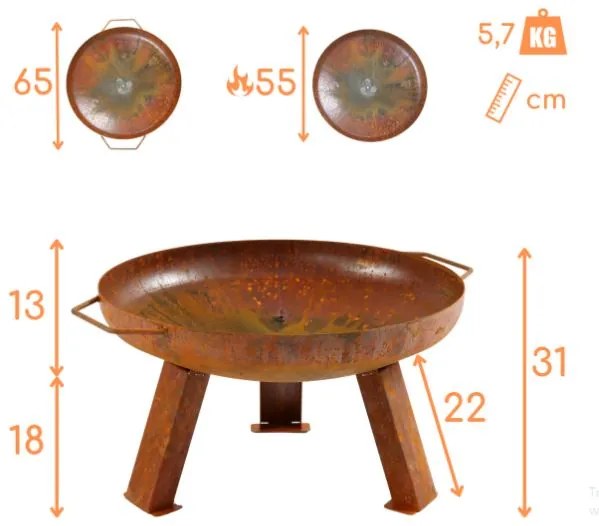 Prenosné ohnisko Fire