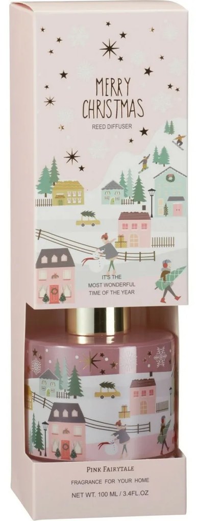 Vonný difuzér Winter Fun, vôňa Pink Fairytale, 100 ml