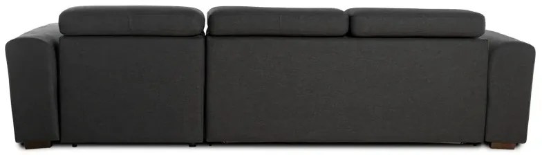 Rohová sedacia súpravana každodenné spanie FELYNE br. FELYNE s rozkladom, pravá, 140, tm. šedá (jazz 22 graphite)