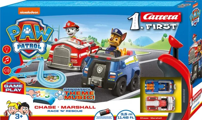 Pretekárska dráha Carrera First 20063032 Paw Patrol 3,5m