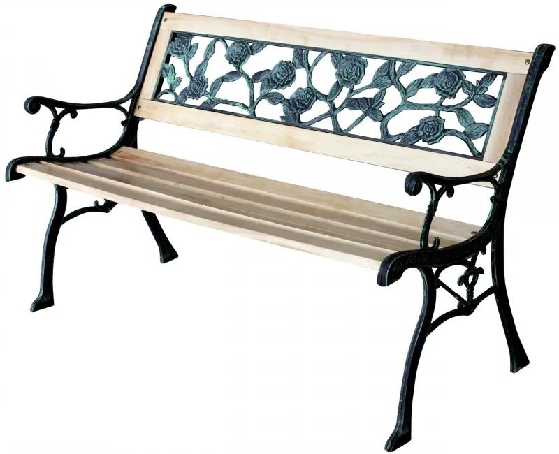 ShopJK ZÁHRADNÁ LAVIČKA 122 X 56 X 74 CM MEB2769