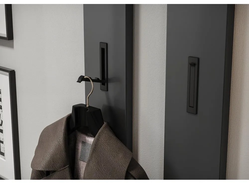 Antracitovosivá/v prírodnej farbe predsieňová zostava Ameca – Germania