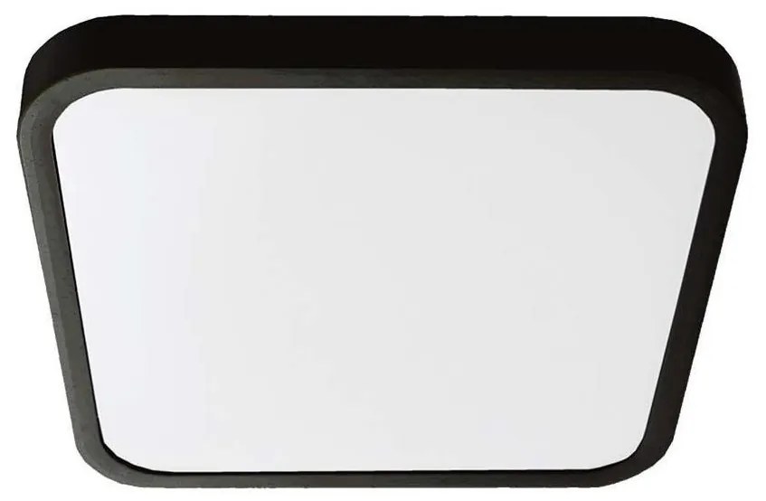 LED Kúpeľňové stropné svietidlo LED/24W/230V IP44 6500K 29x29 cm čierna
