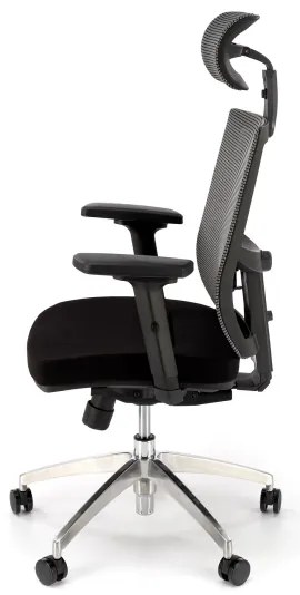 Kancelárska stolička ELMIR čierna/sivá