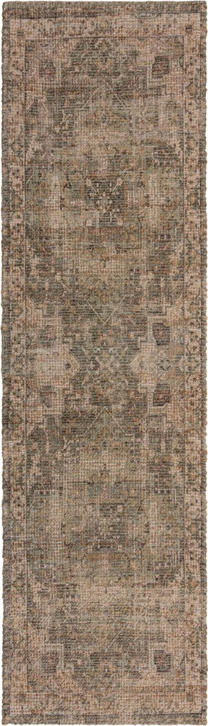 Behúň Nadya Selena Green, 60x230, zelená, obývacia izba, Flair Rugs