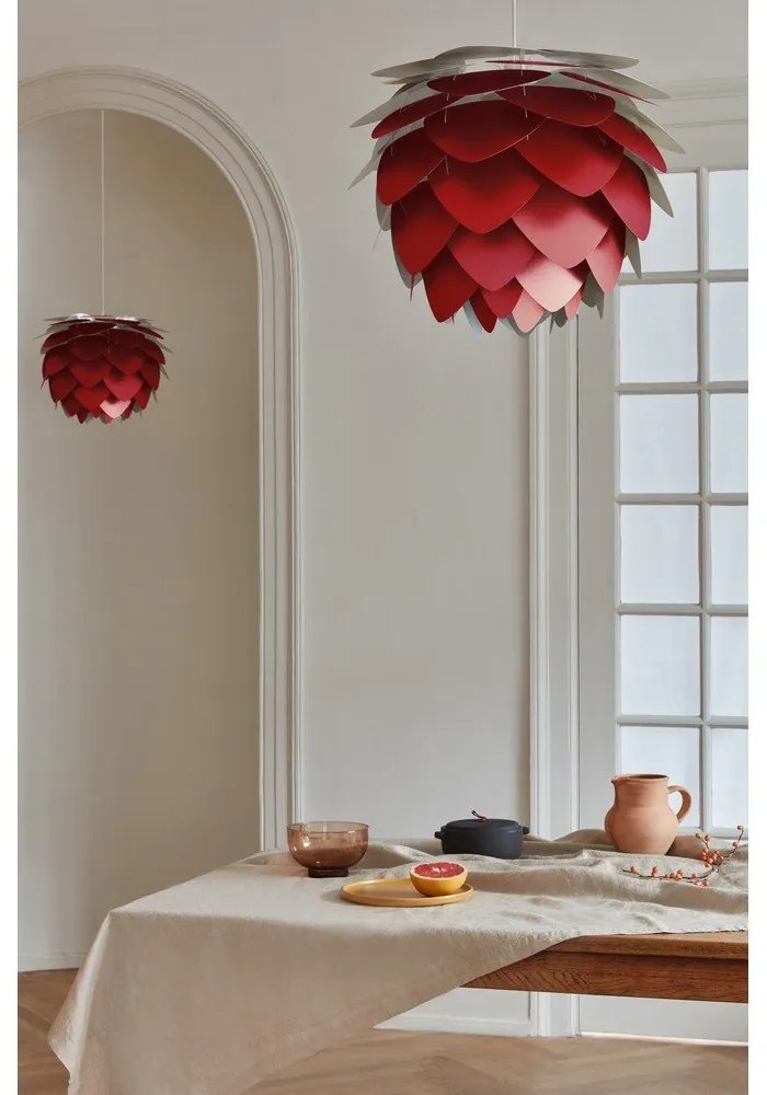 Vínovočervené tienidlo ø 59 cm Aluvia – UMAGE