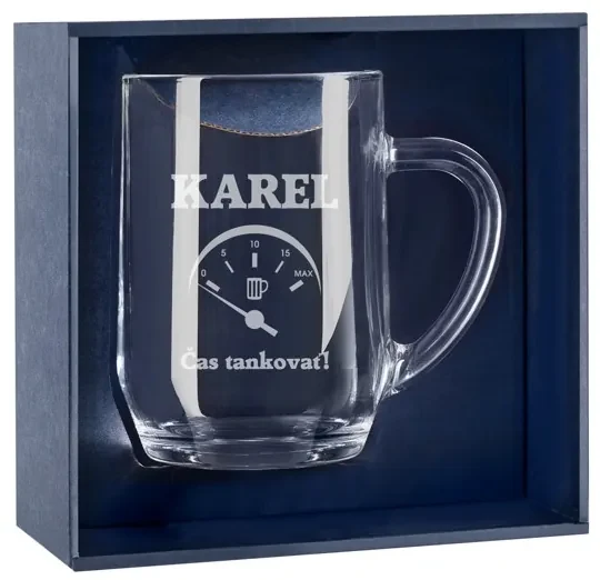 Pieskovaný polliter na pivo Čas tankovať