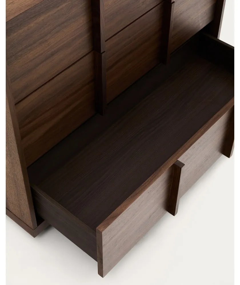 Hnedá komoda v dekore orecha 100x78x50 cm Onix – Kave Home