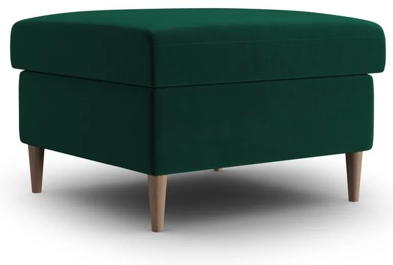 Zelená zamatová podnožka Kyoto – Cosmopolitan Design