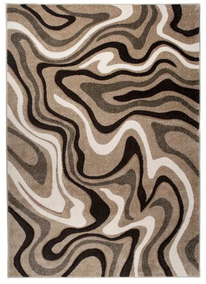 Kusový koberec Moderný vzor béžový 2, Velikosti 80x150cm