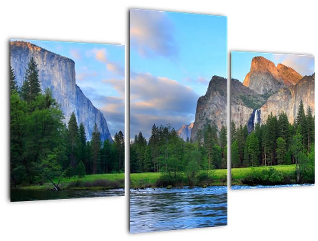 Obraz divokej horskej krajiny (90x60 cm)