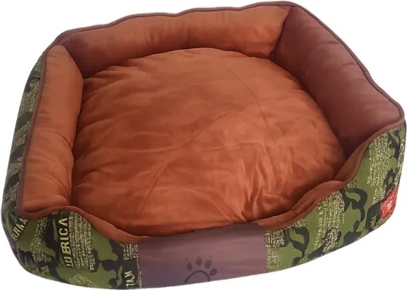 Pelech pre psa / mačku L - Maskáč - zelený