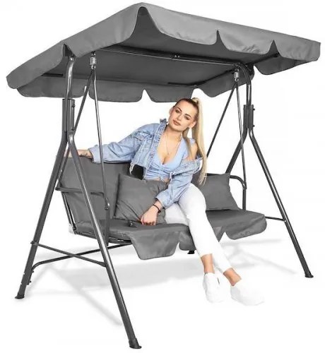 Hojdačka Luna SPRINGOS GS0013 - sivá