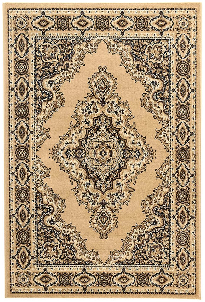 Kusový koberec Teheran Practica 58 / EVE, 200x300, béžová, chodba / predsieň, Sintelon