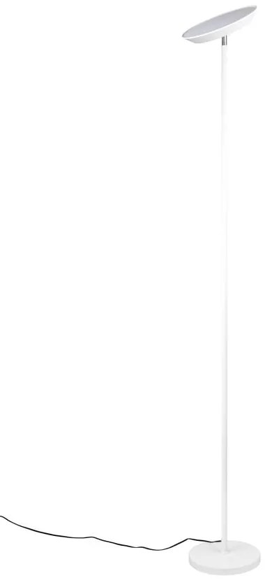 Biela LED stojacia lampa (výška 178 cm) Specter – Trio
